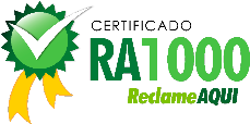 Certificado RA1000 Reclame Aqui