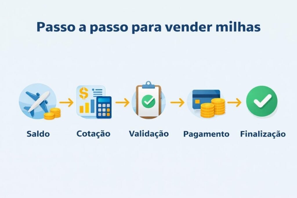  como vender milhas: passo a passo para vender milhas 